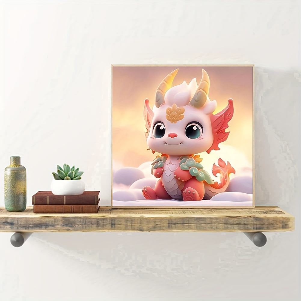 Cute Little Dragon Diamond Painting Gorgeous Diy Adult - Temu