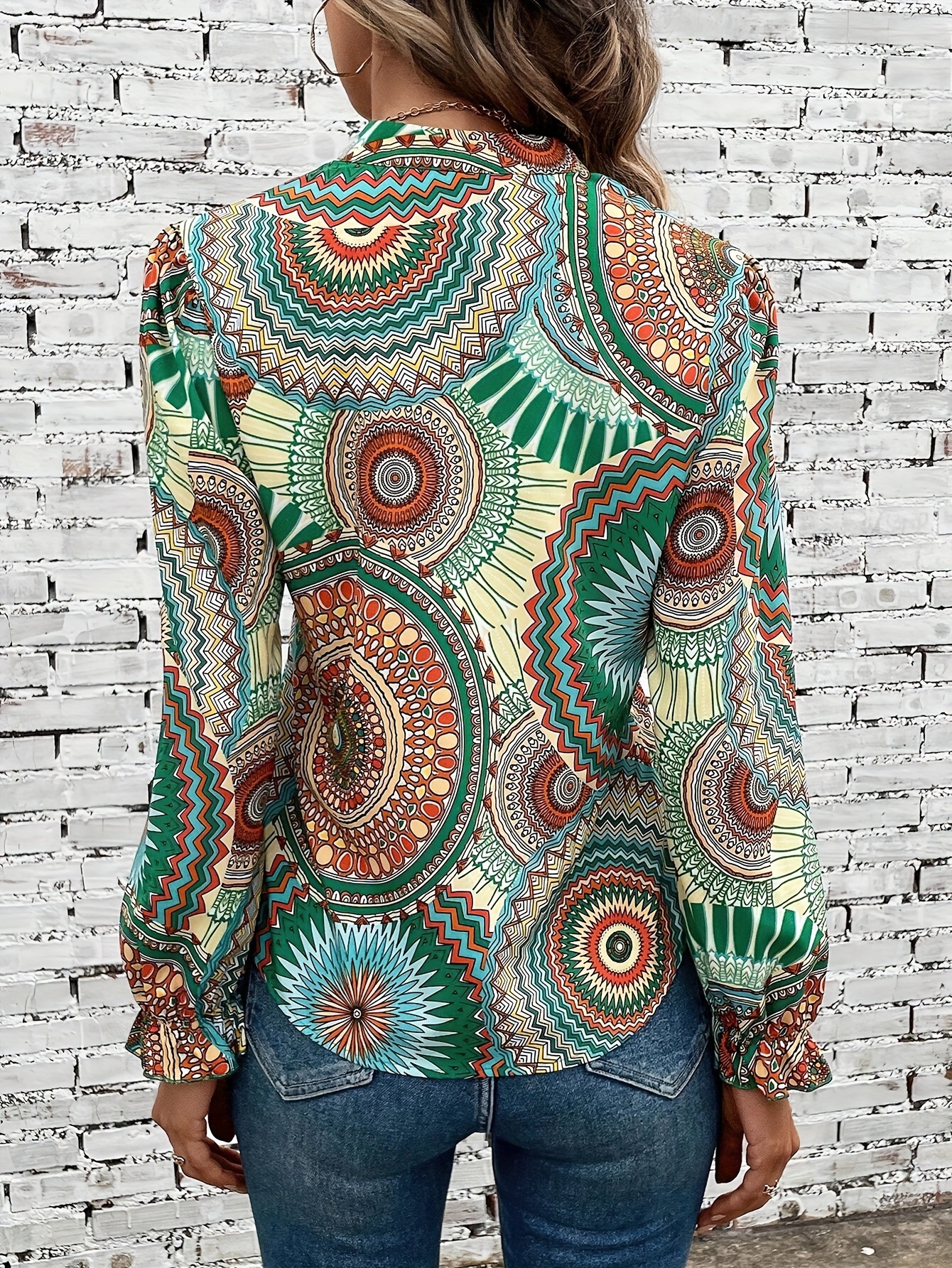 Vintage blúz - Mandala