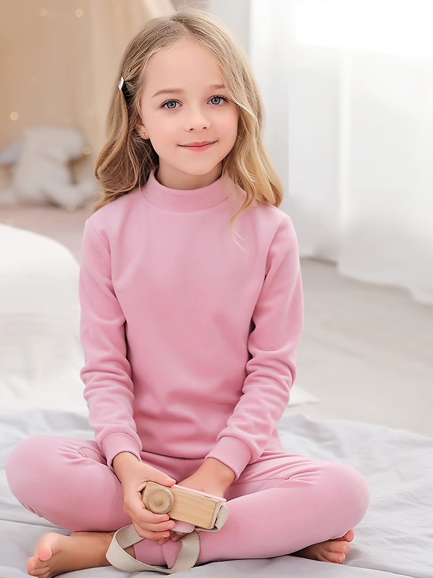 Toddler Kid's Thermal Underwear Girls Warm Underwear Soft - Temu United  Kingdom