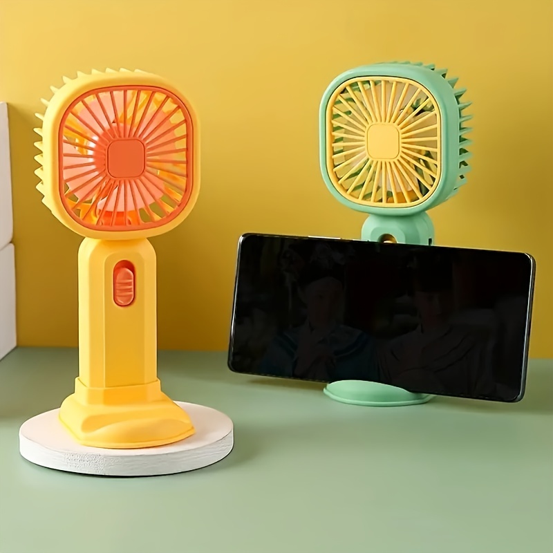 Mini Usb-Fan Falte Mobile Stromversorgung Lüfter hängen Hals elektrische  Fan Desktop Telefon Halter