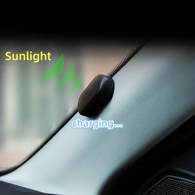 Car Anti Theft Alarm with Solar &USB Charging Red Light Flicker