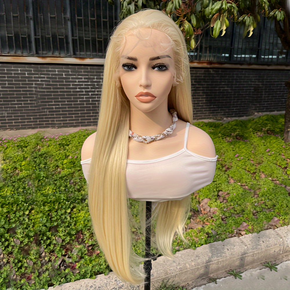 13x4 13x6 Synthetic Lace Wig Long Straight Wig Free Part Temu