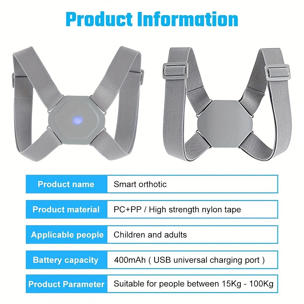 1pc 2pcs get a and instantly with this hunchback corrector with sensor vibration reminder details 2
