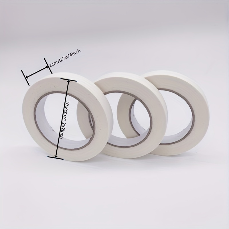 20M Adhesive Masking Tape White High Temperature Single Side