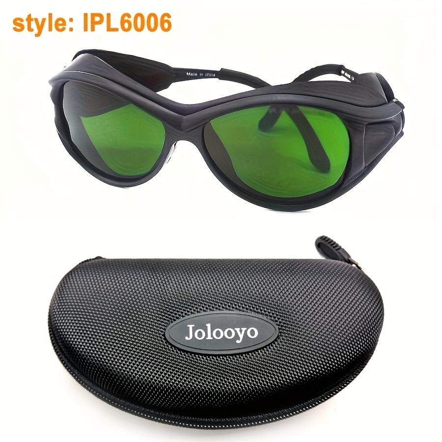 IPL - Gafas de protección para los ojos, longitud de onda de 200-2000 nm,  tecnología de absorción, gafas de seguridad láser UV 400, gafas de
