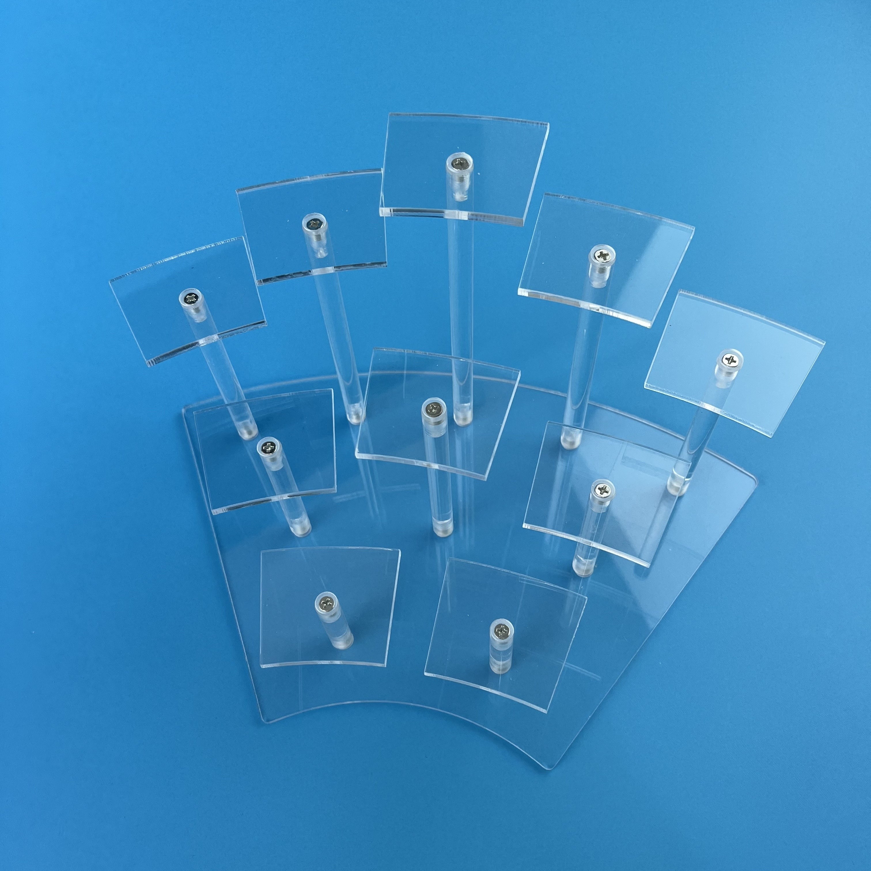 Acrylic Display Risers Clear Display Stand Steps Toy Temu