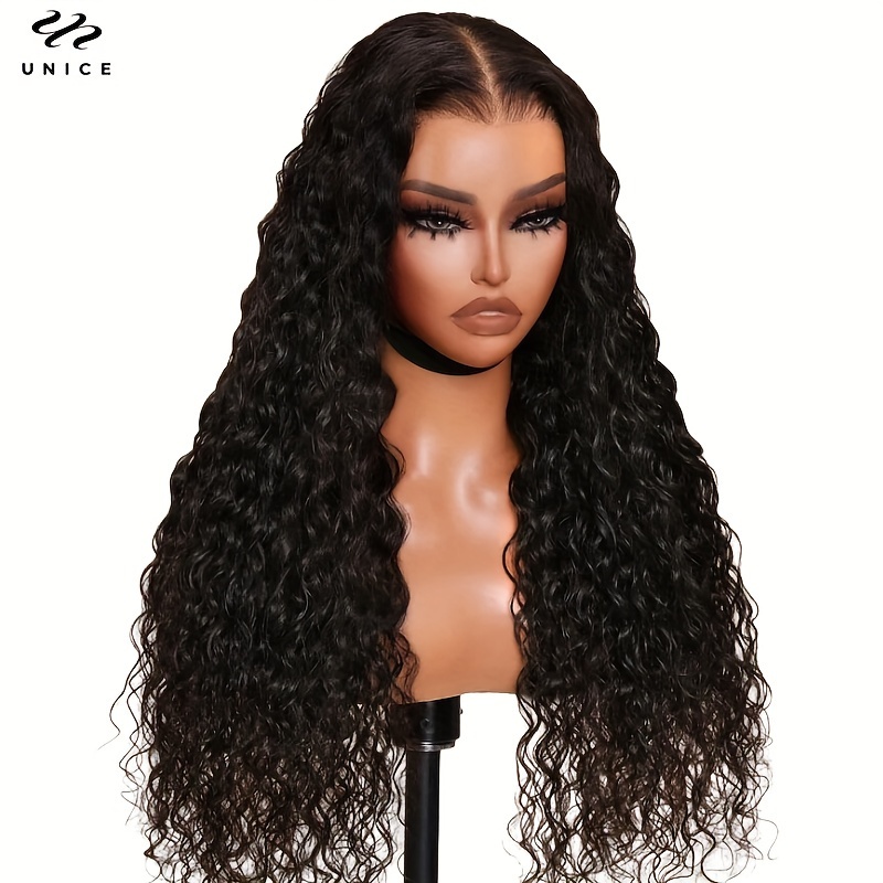 UNice Invisible HD 13x4 Lace Front Glueless Black Body Wave Wig