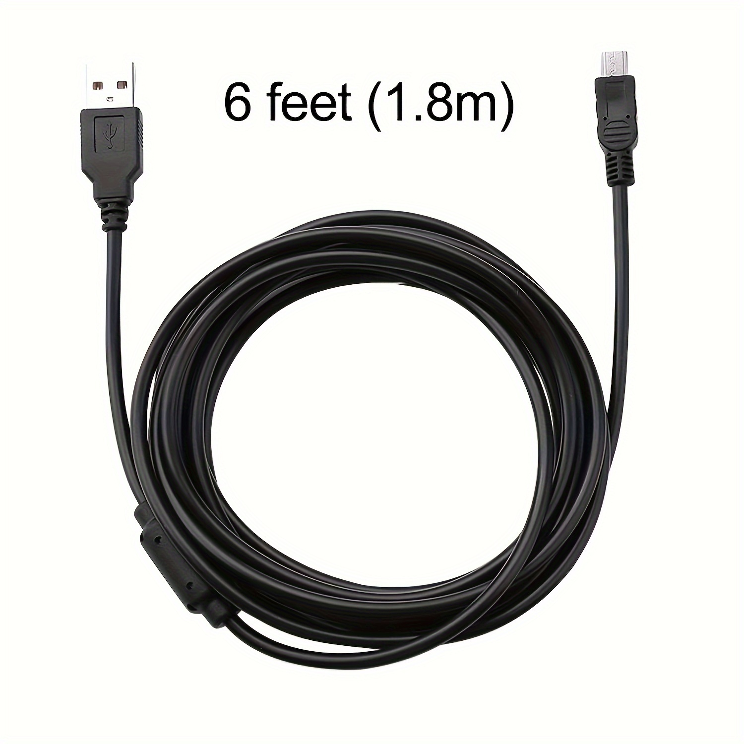 Cable De Recharge Mini USB De 9 Pieds Pour Manette PS3 / PSP / Wii U  Controller Pro Par TTX Tech