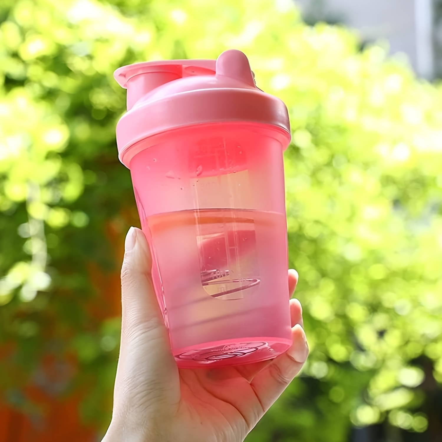 Milkshake protein powder shaker cup, gym plastic portable sports water cup  - AliExpress