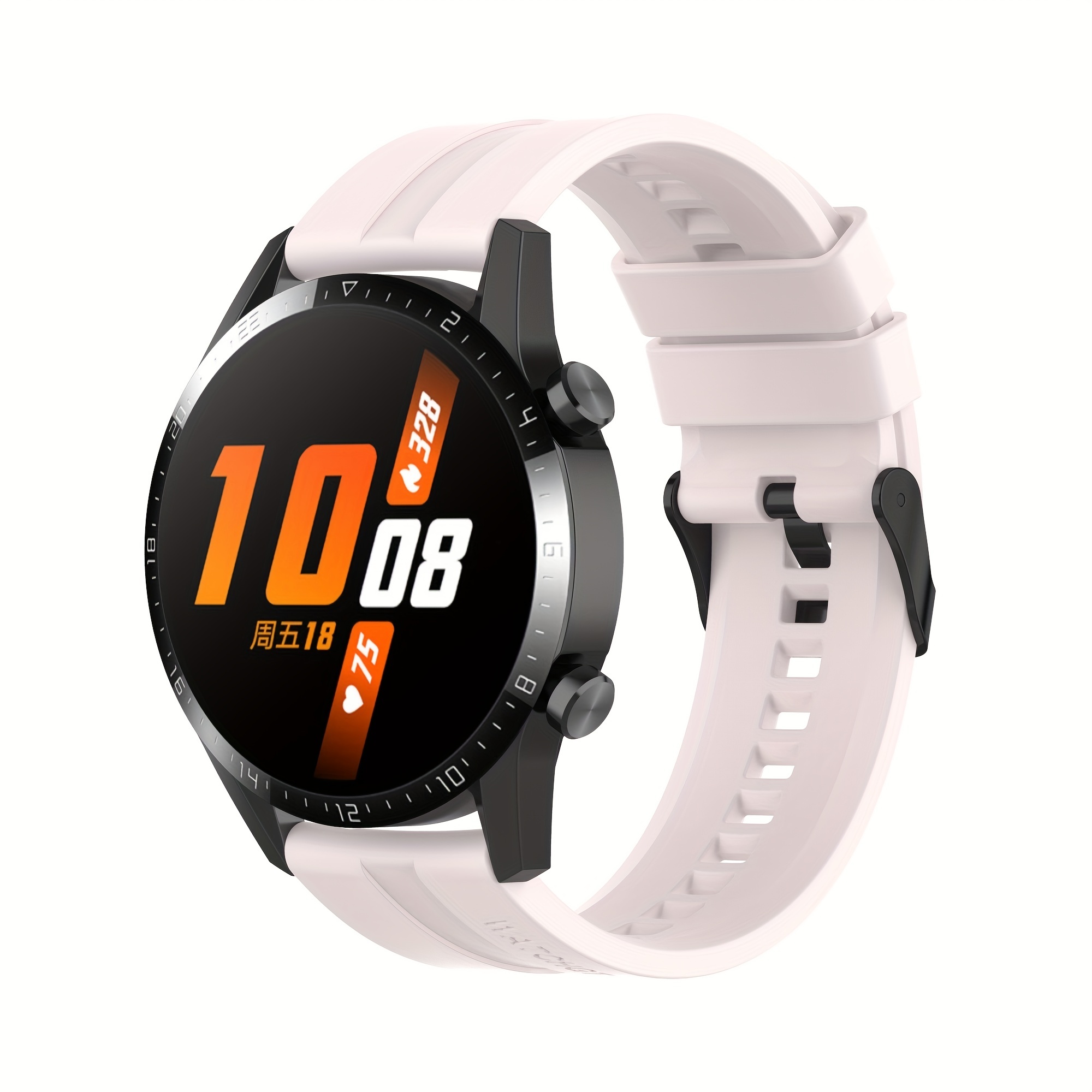Silicone Bands for Huawei GT2 Pro 46mm, 22mm Strap for Huawei GT4 46mm/ Huawei GT3 Pro 46mm/GT3 46mm/watch4 Pro/watch Ultimate/Watch3/Watch3 Pro  (Grey), Silicone : Buy Online at Best Price in KSA - Souq