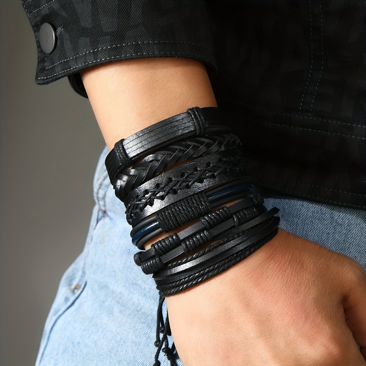 Men's Leather Bracelet (multiple colour options) – Shop Museum London