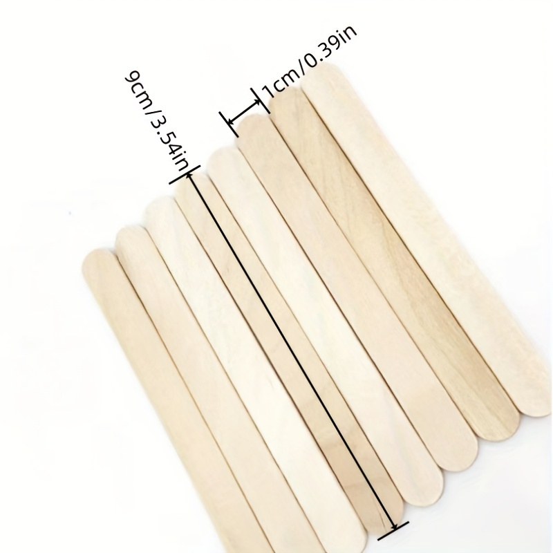 Wooden Craft Sticks Wooden Popsicle Craft Sticks Stick Long - Temu