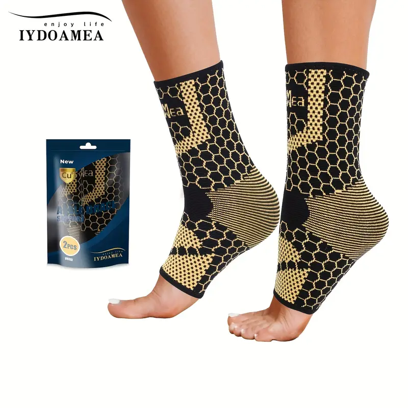 Unisex Copper Compression Sprained Ankle Achilles Recovery - Temu