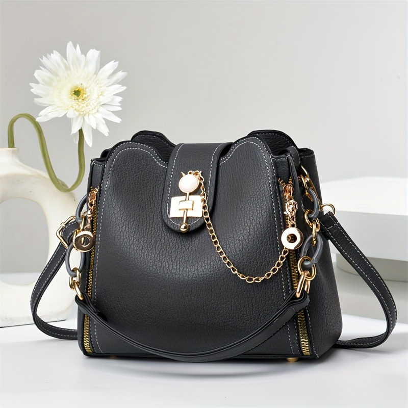 Women LUXURY Bucket Bag Stylish Casual Shoulder Bag Crossbody