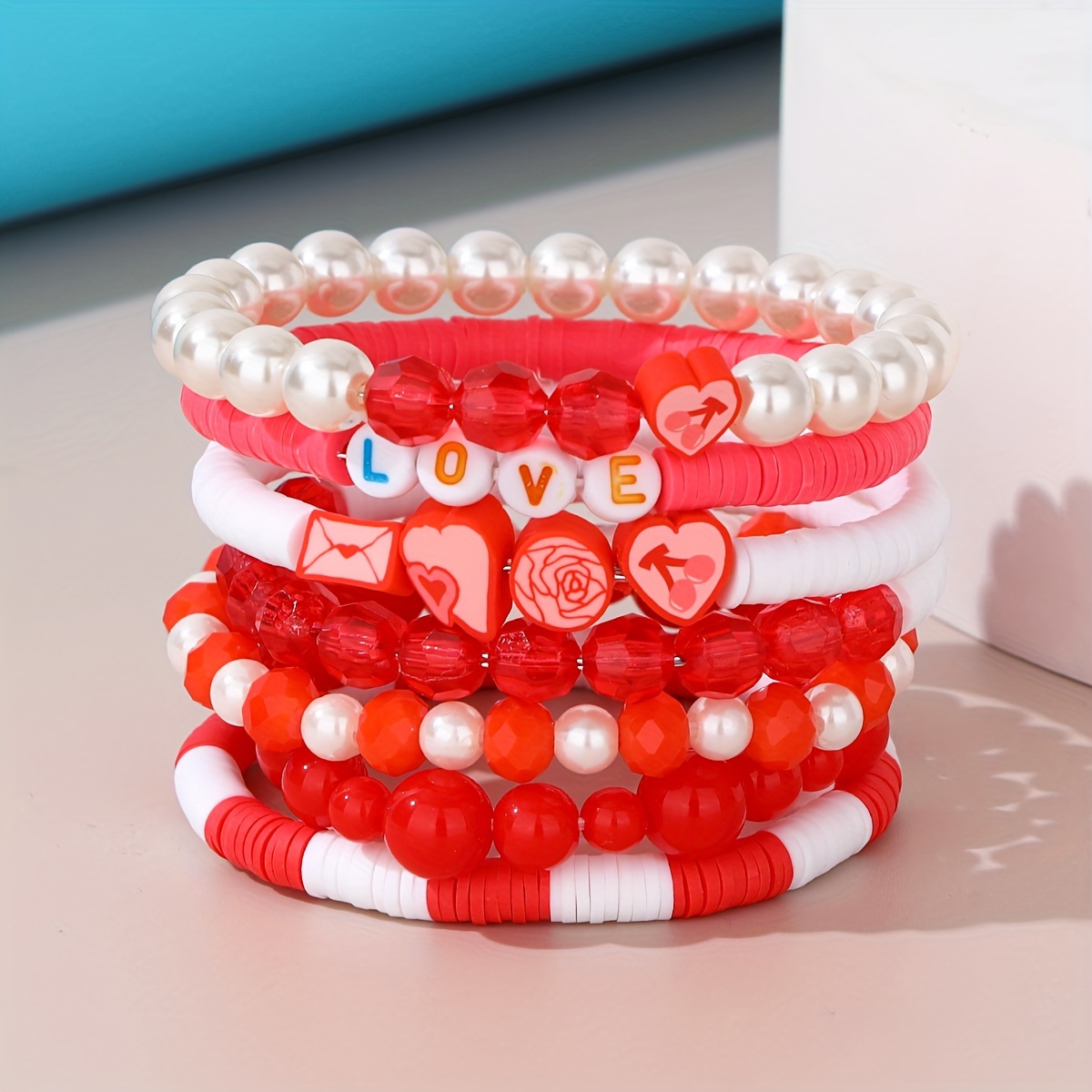 Clay Beads Bracelet Making Kit Friendship Bracelet Beads - Temu Germany