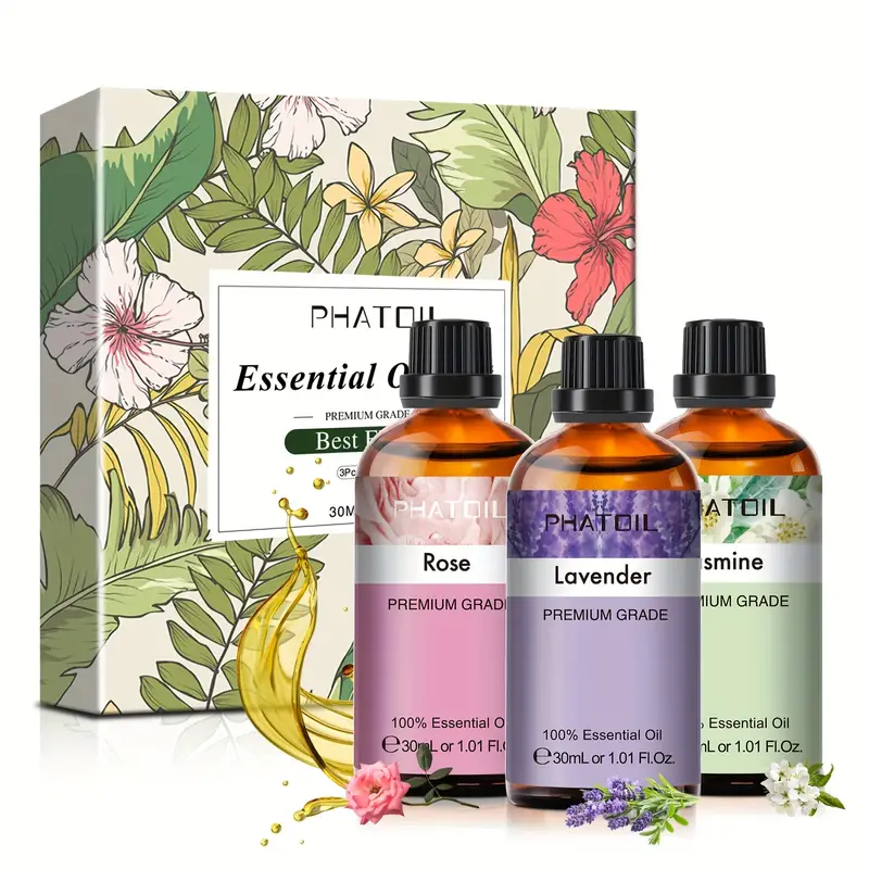 Phatoil Natural Essential Oils Best Floral Air Humididifer - Temu