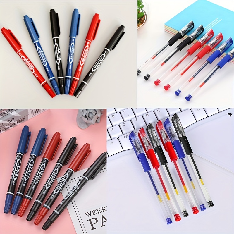 Gel Pen Set: Perfect For Students Exams Office School Red - Temu