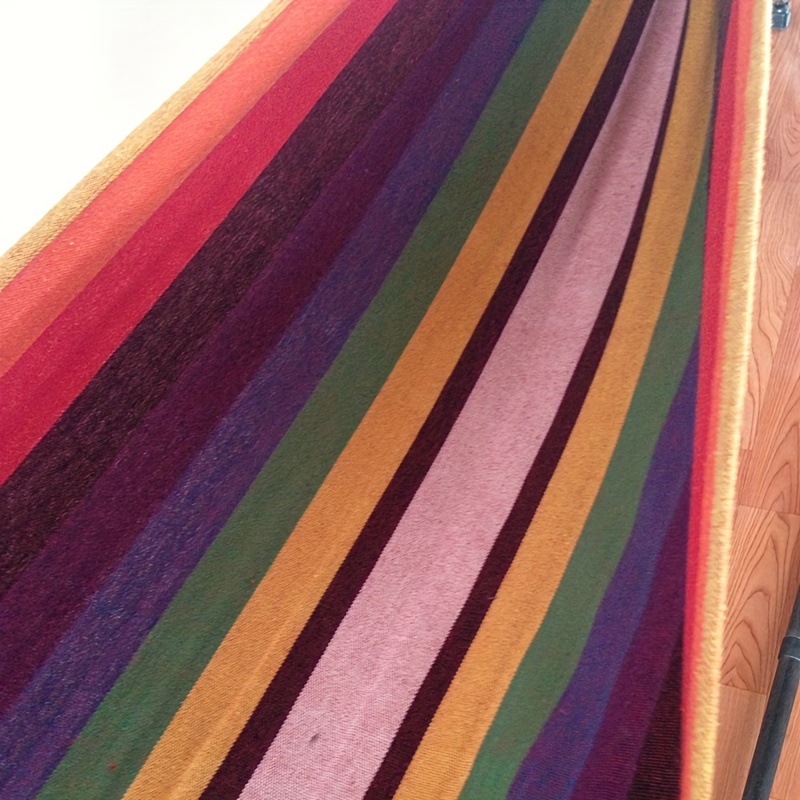 Canvas Hammock Swing Chair for Relaxation and Comfort