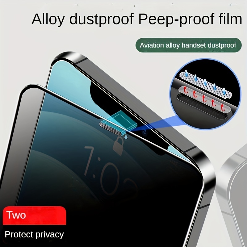 Verre Trempé Anti Espion iPhone XR iPhone 11 Privacy Film de