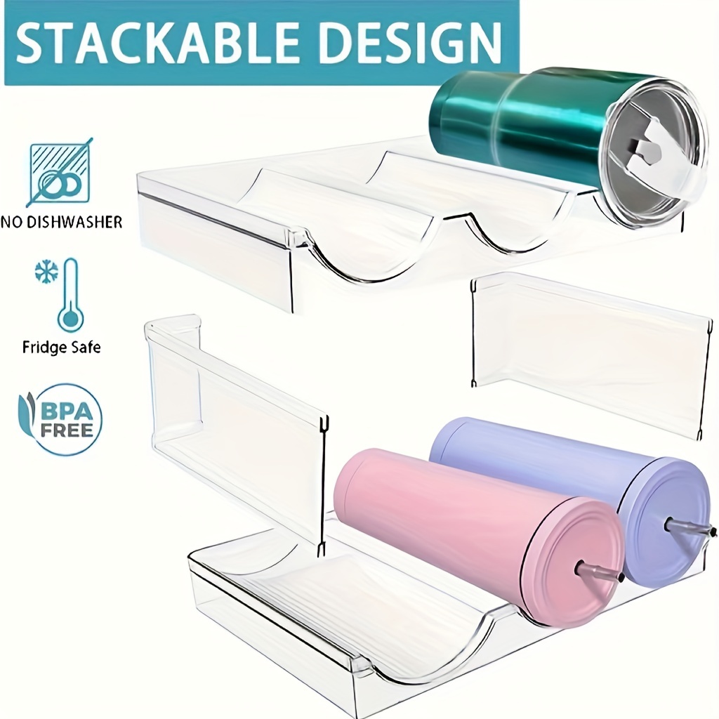 1pc Water Bottle Organizer Stackable Water Bottle Holder - Temu