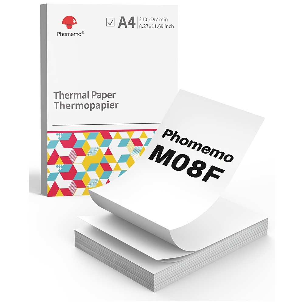  Phomemo Thermal Paper 8.5 x 11 Inch, Folding Thermal