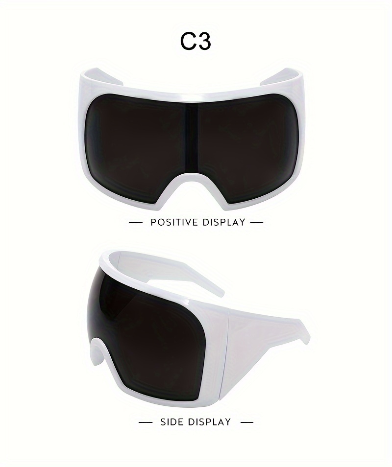 Oversized Sunglasses Women Men Windproof Shield - Temu