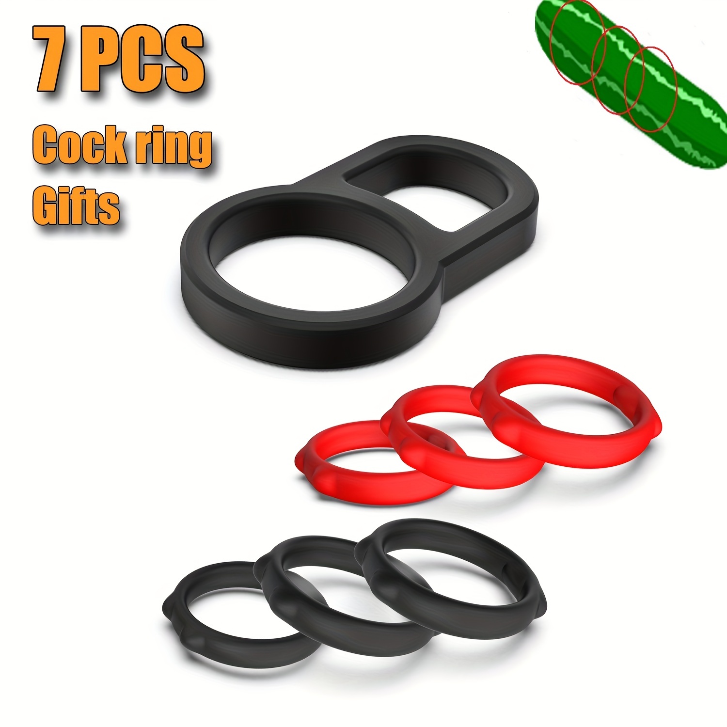 Cock Ring Silicone Penis Ring Male Delay Ejaculation - Temu