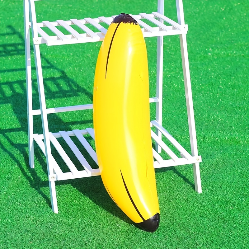 1 Pezzo, Banana Gonfiabile In PVC Da 23,62 Pollici/60 Cm, Oggetti Di Scena  Per