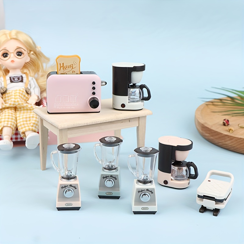 Mini nevera en miniatura para casa de muñecas, refrigerador de simulación  con juego de comida, muebles de cocina, juguetes, decoración de casa de  muñecas, regalo para niños, 1/12 - AliExpress