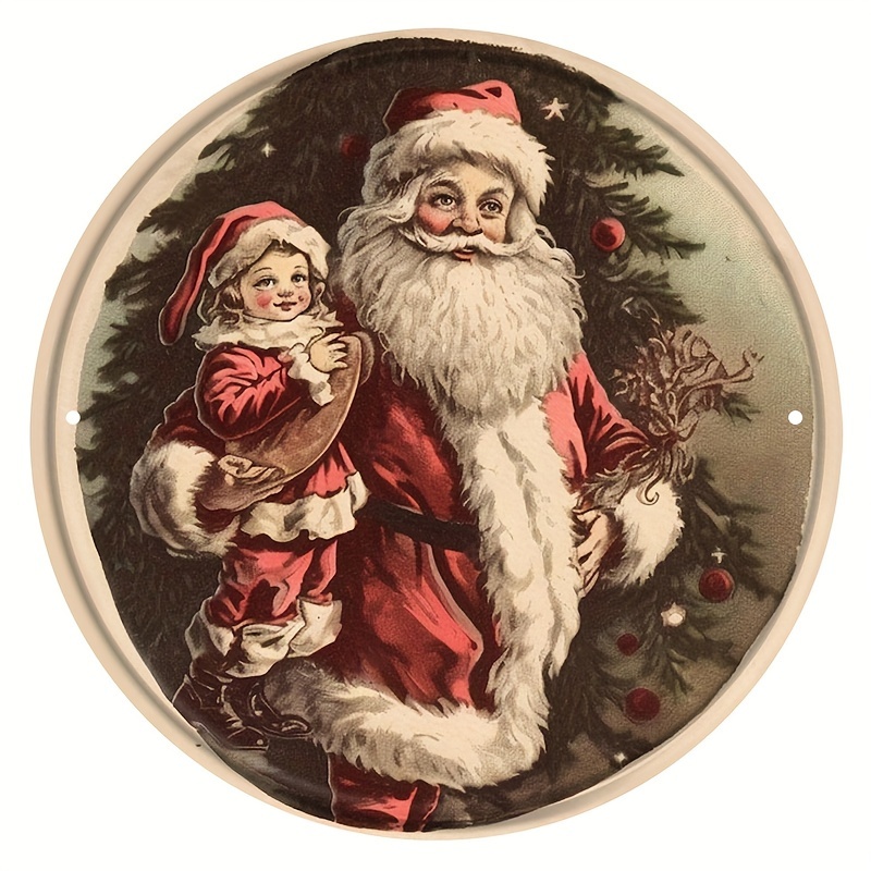 Vintage Christmas Decorations Santa Claus Outdoor Christmas - Temu