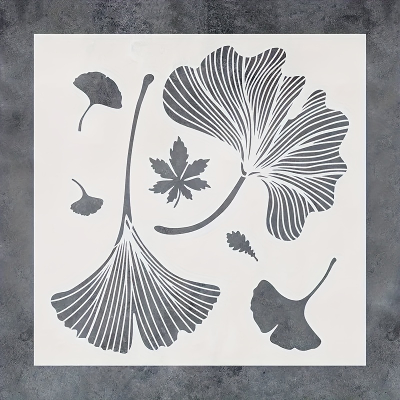Bullet Journal Pochoirs en plastique - 4 pièces - Vogels - Fleurs - Arbre -  Hiboux 