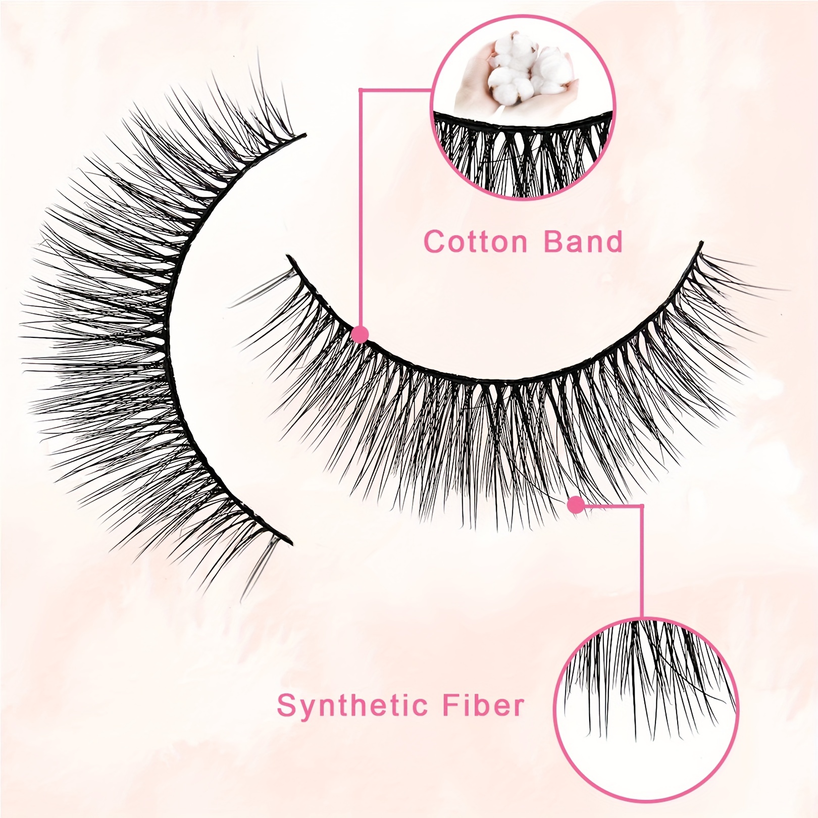 10 Pairs Fluffy Cross Thick Faux Mink False Eyelashes