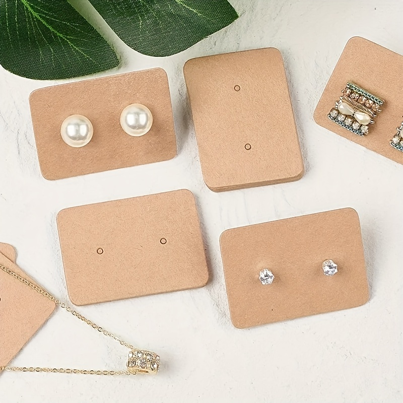 Various Paper Cardboard for Stud Earrings Displays Cards Handmade