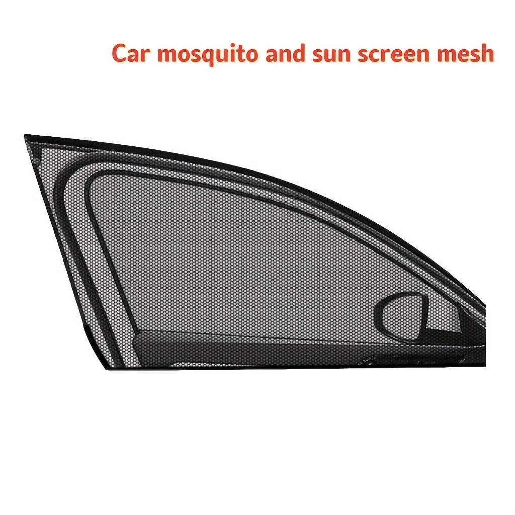 Pare-soleil en maille pour fenêtre latérale de voiture, rideau de protection  UV, moustiquaire de porte