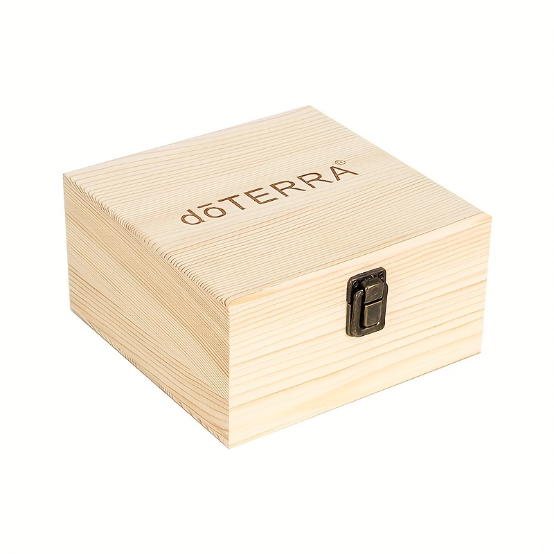 Wood Storage Box With Lid
