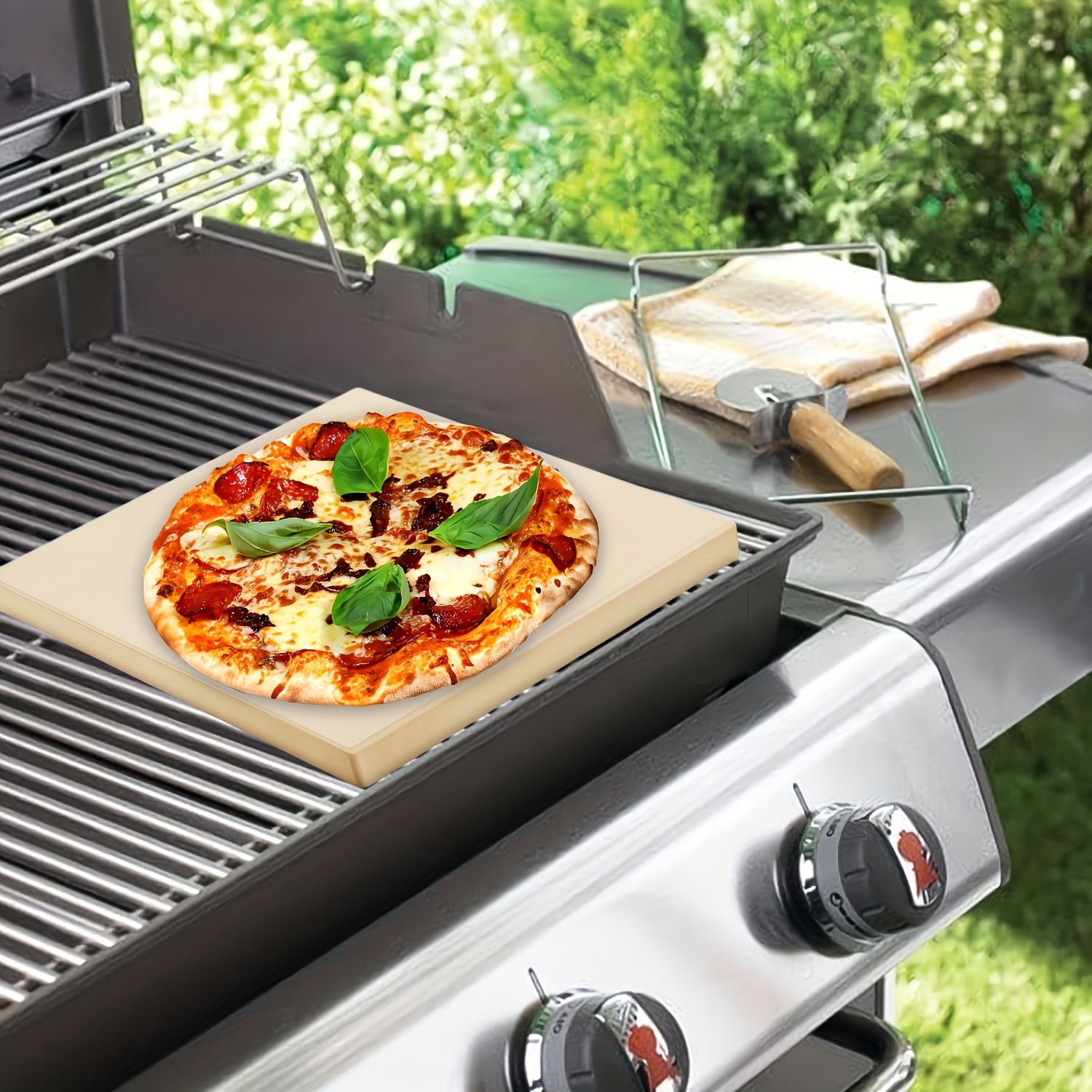 Pizza stone oven online rack