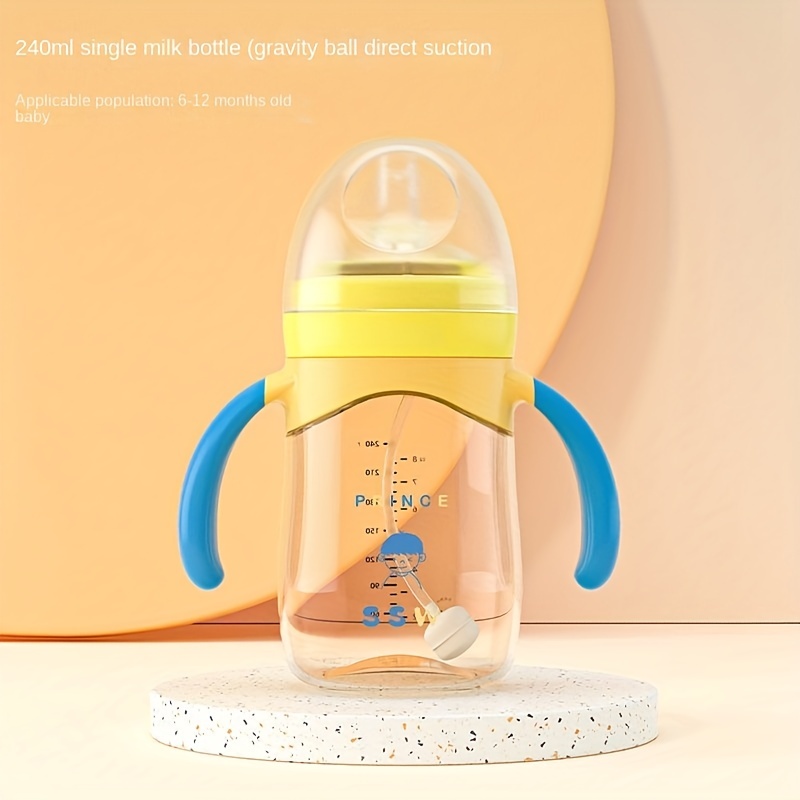 Baby Toddler Sippy Cups 6-12 Months Leak Proof Straw Cup with Handles 400ml