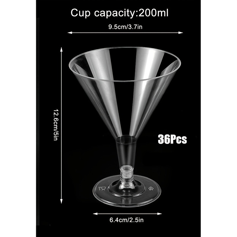 Transparent Glass Cup, Capacity: 200 Ml