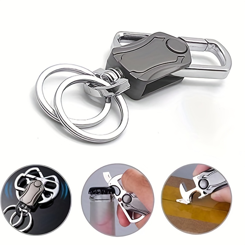 Multifonctionnel Fidget Spinner Porte-clés Pour Hommes, Porte-clés