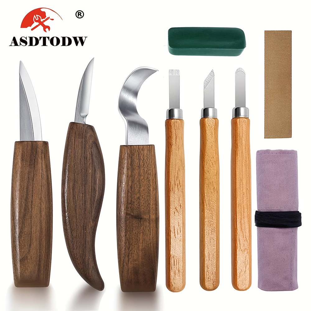 T Set Wood Carving Tool Set Wooden Carving Hook Knife Wood - Temu
