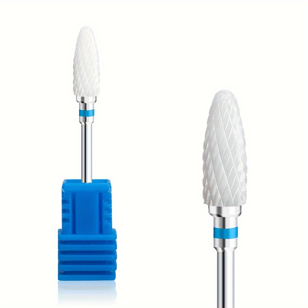 1pc Or 5pcs/set Ceramic Nail Drill Bits For Professional Manicure And Pedicure - Cuticle Electric Nail File And Acrylic Gel Nail Bit For Use