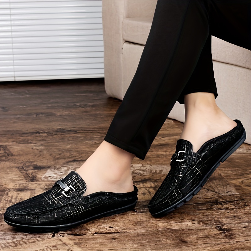 Open Back Half Loafer Shoe For Men