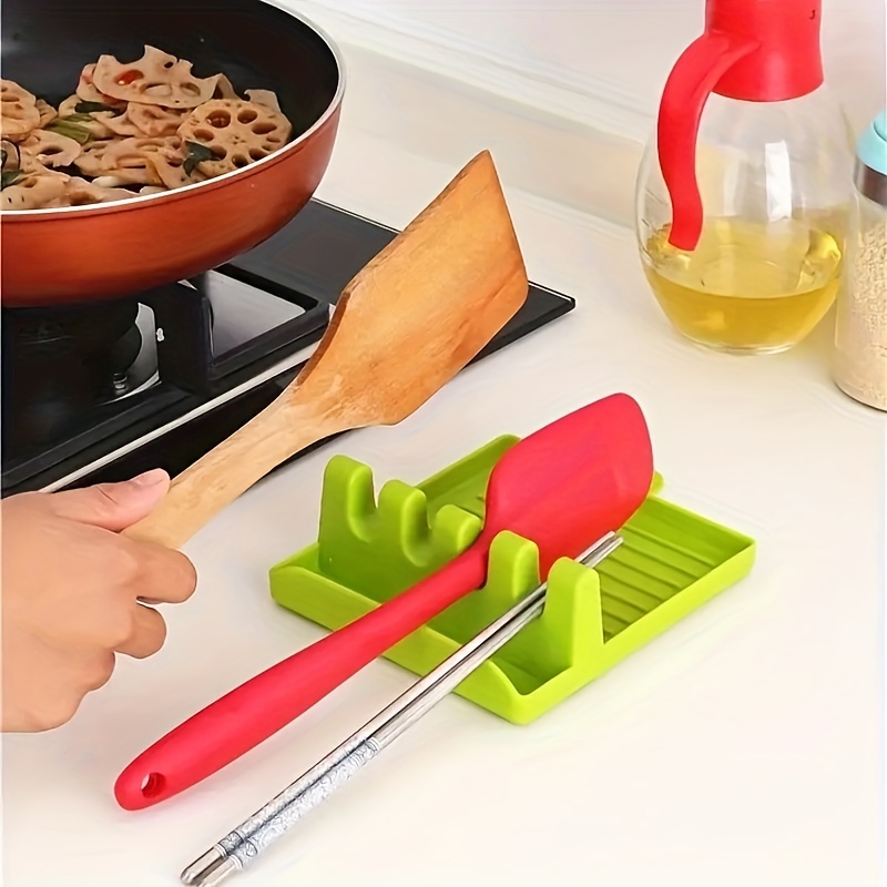 Spoon Rest for Stove Top，Ceramic Spoon Holder for Kitchen Counter, Funny  Spoon M