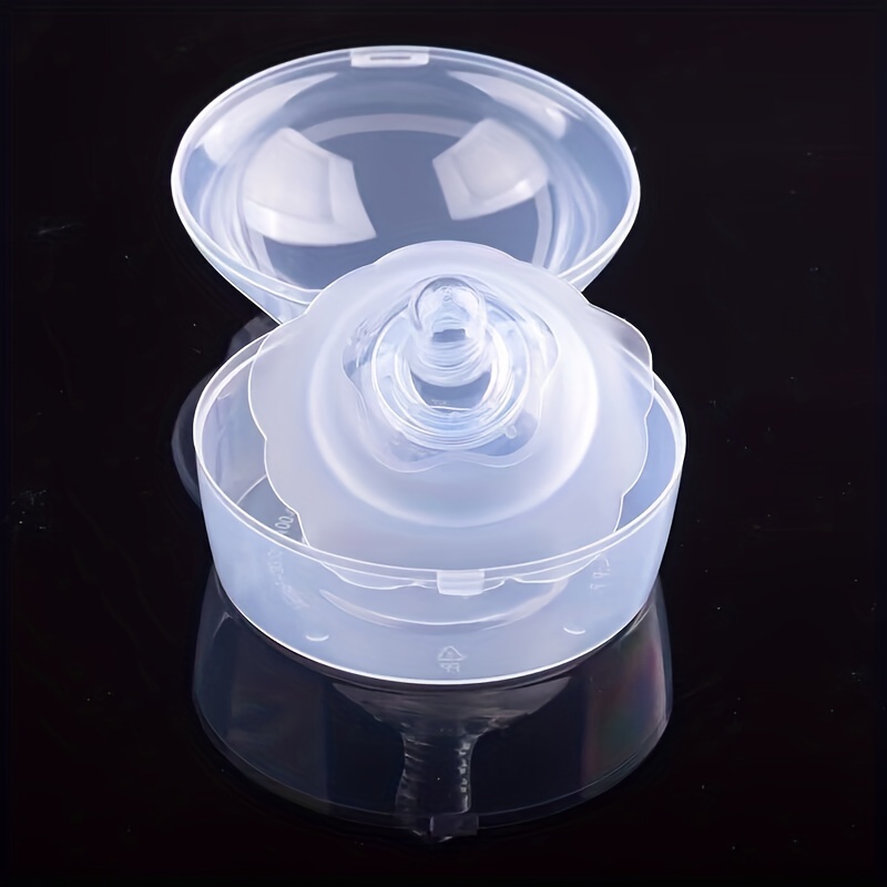 Protecteurs de mamelon en Silicone 2 pièces/boîte: bouclier de de style  sucette pour l'alimentation auxiliaire et protection du lait Anti-morsure -  Temu Belgium