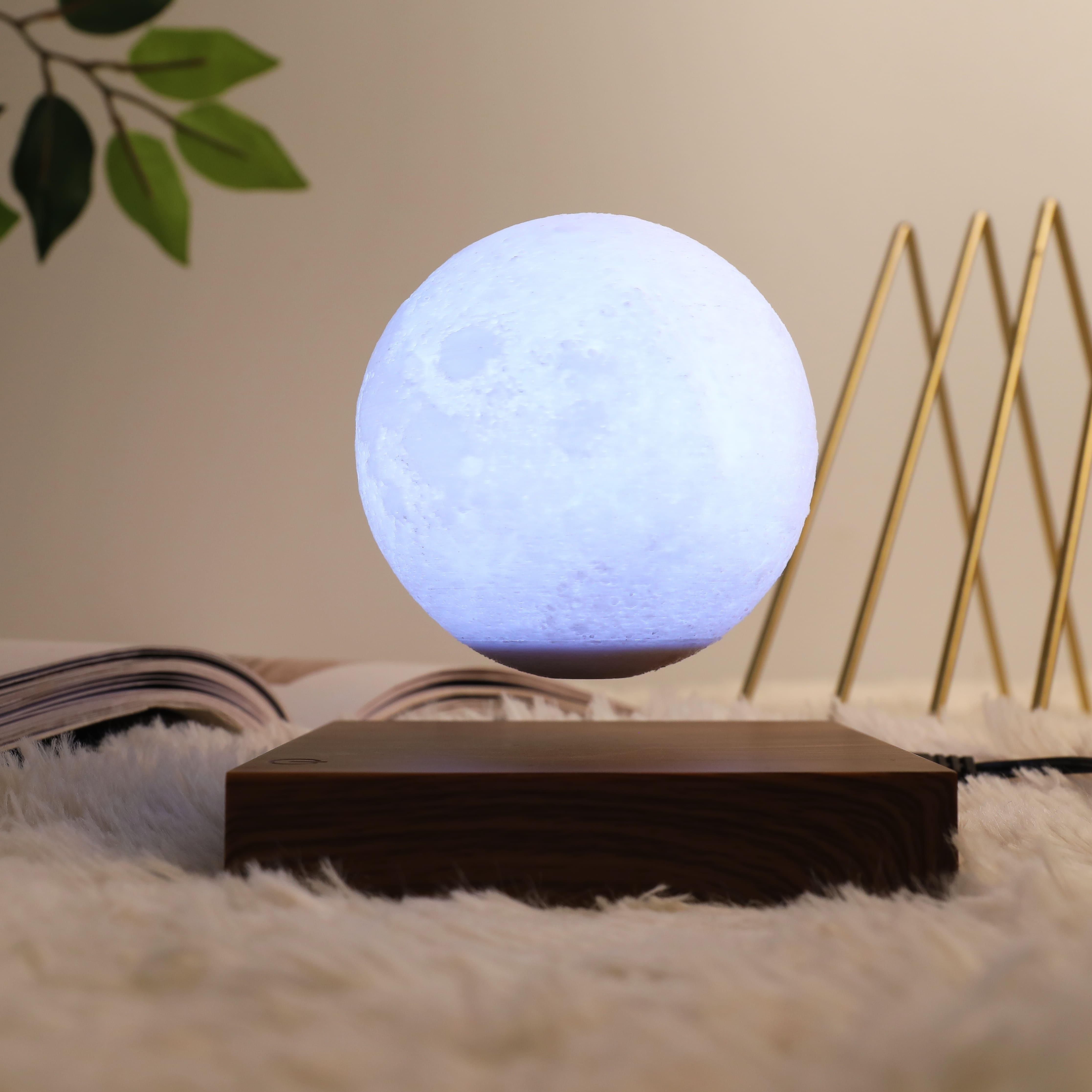 Levitating Moon Lamp, Floating 3D Lamp