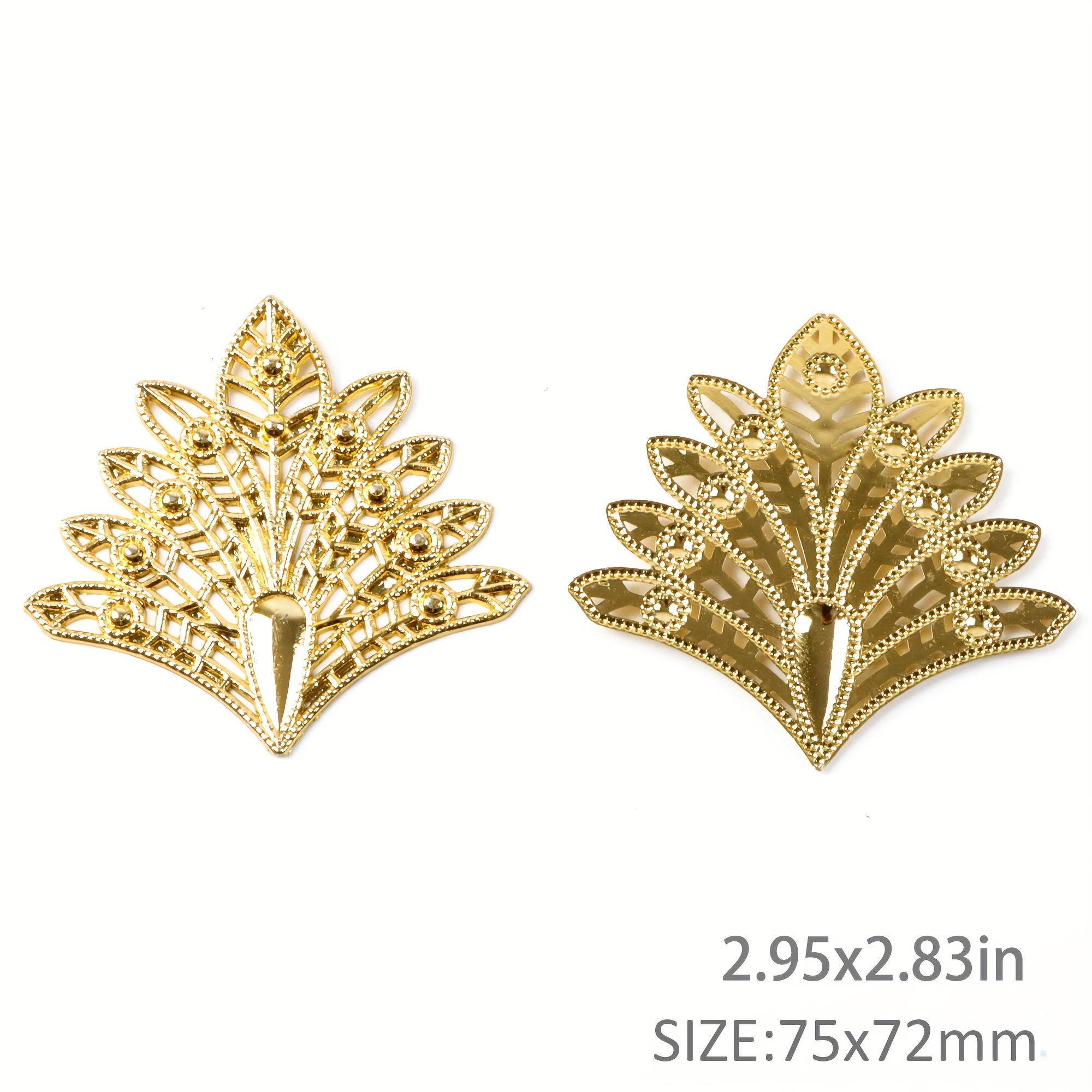 slim fit dress slacks Gold Glitter Crown