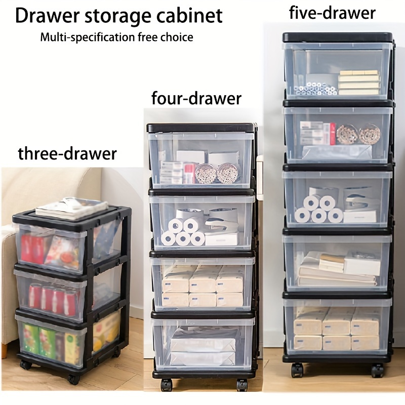 Drawer Type Storage Cabinet Wardrobe Organizer Plastic - Temu