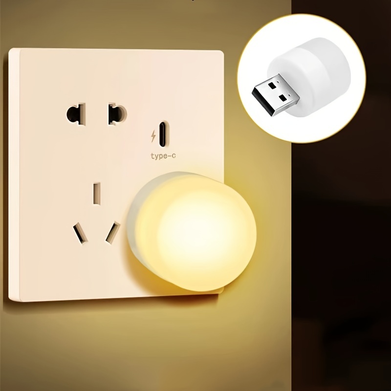 PVC Kleine LED-Glühbirne Einstecken Lese licht Neu Mini-USB-Nachtlicht