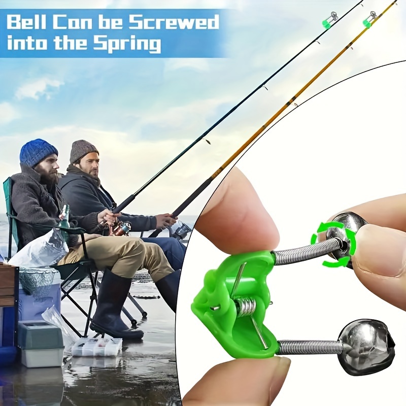 Bag Plastic Fishing Bell Clips Fishing Double Alarm Bells - Temu New Zealand