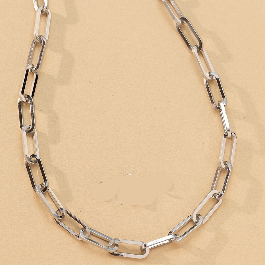 1pc Chain Necklace, Stainless Steel Silver Link Necklace Available in 2mm, 3mm, 5mm, 7mm, and 9mm Widths, 18-24 Length ,Gifts for Men Women,Temu